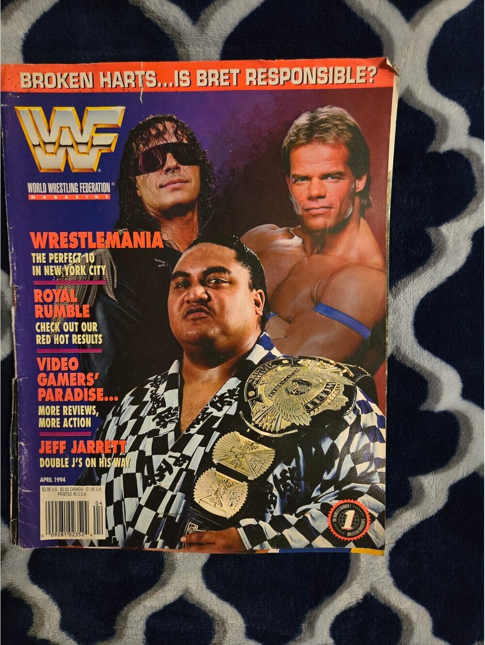 WWF WrestleMania X Magazine April 1994